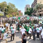 MKP members protesting at Reserve Bank photo by Dimakatso Modipa