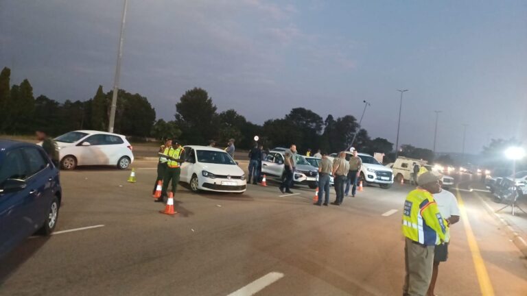 SAPS at Operation Shanela in Silverton