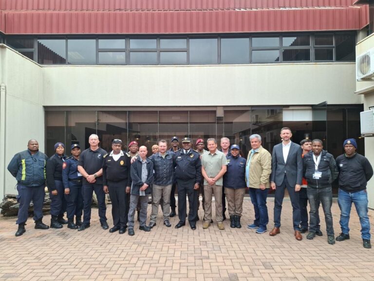 Ald Hannes Coetzee City of Tshwane MMC for Community Safety and multidisciplinary team