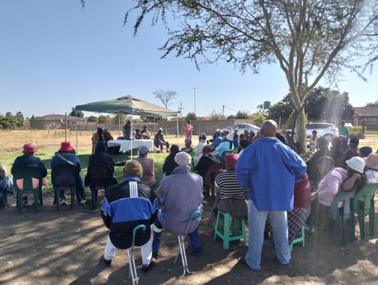 Community of Mashemong section 4 in Hammanskraal Tshwane photo by Dimakatso Modipa