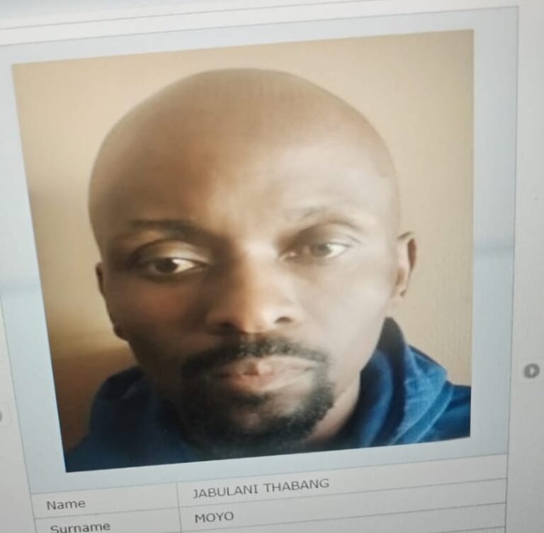 Most want suspects Jabulani Moyo wanted for murder of cops photo supplied