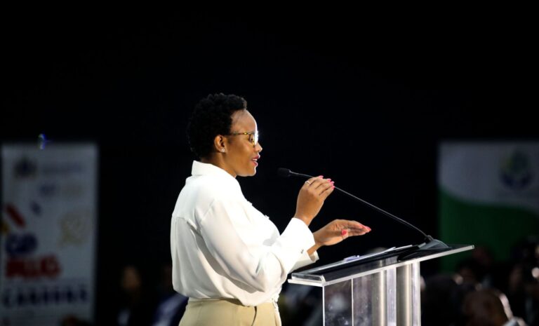 Executive mayor of city of Tshwane Dr Nasiphi Moya