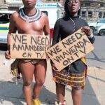 Aggrieved members of the Amandebele, Tsonga and Venda communities marched to the Department of Sports, Arts and Culture (DSAC)