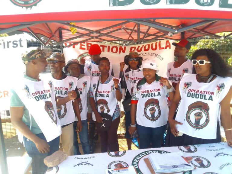 Members of Operation Dudula