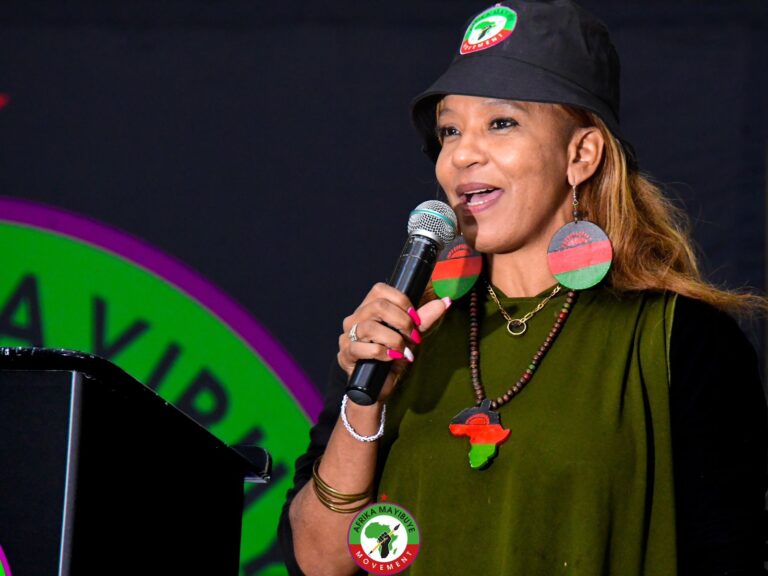 Dr. Moselene Du-Plessis Afrika Mayibuye Movement Tshwane Chairperson photo supplied
