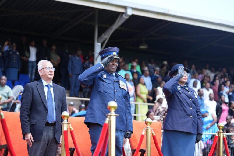 General Fannie Masemola at the pass out parade