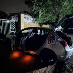 The car the Madlanga commission witness D was shot and killed photo by SAPS