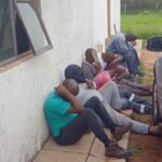 Some of the people arrested at the drug laboratory photo supplied