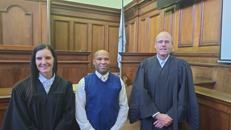 Adv. Eksteen, Sgt Greef and Adv. Harrington