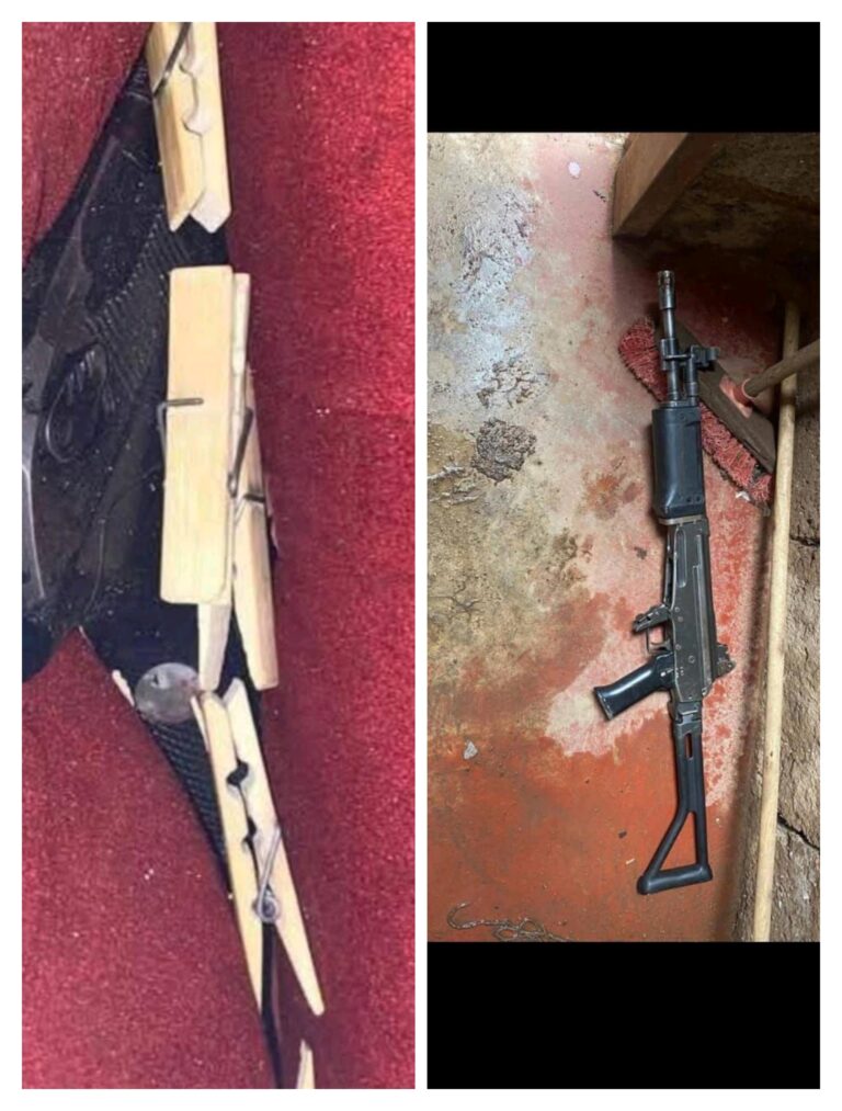 SAPS recovered two SAPS firearms on the suspects photo supplied
