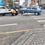 TMPD impounded a car at inner city photo by Dimakatso Modipa