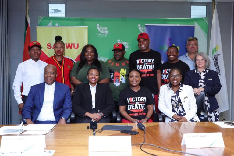 Tshwane Coalition partners with members of Unions photo supplied