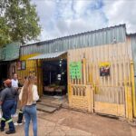 City of Tshwane Bad Building committee at the illegal structures in Pretoria West photos supplied