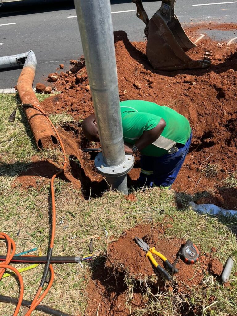 City of Tshwane officials in Region 4 with Urban management programme photos supplied