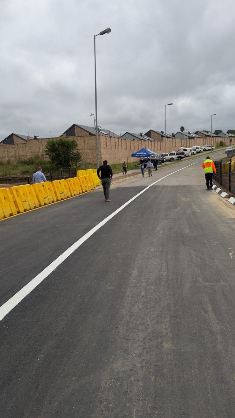 Amampondo Road crossing over the Rietspruit River in Centurion reopened photo supplied