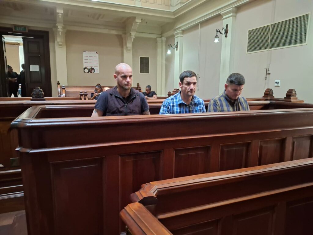 Three farmers, Jaco Wessels Kemp (36), Louise Coetzee (29), and Gert Frederik van der Westhuizen (38) sentence to life imprisonment each for the premeditated murder of Dumisani Phakathi, a farm dweller photos supplied
