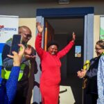 Gauteng MEC for Human Settlements, Tasneem Motara MPL, and MMC for Human Settlements, Ald Aaron Maluleka, handed over four completed houses at Sokhulumi families in Brokhonspriut photos supplied