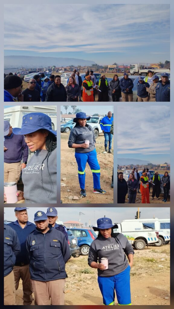 Executive Mayor of Tshwane, Dr Nasiphi Moya, joined City's teams in Mamelodi for the official launch of the two-week #ReASpana service delivery programme, which will run from 08 to 26 June 2026 photos supplied