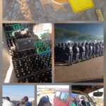 Tshwane district law enforcement at the road block in Mabopane photos supplied