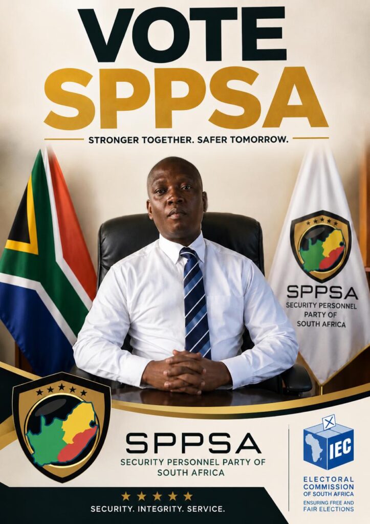 Sello Shulas Mashula President Security Personnel Party of South Africa [SPPSA]