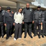 Jacinta Ngobese-Zuma and Floyd Shivambu with members of March and March as well as those of Mayibuye Movement
