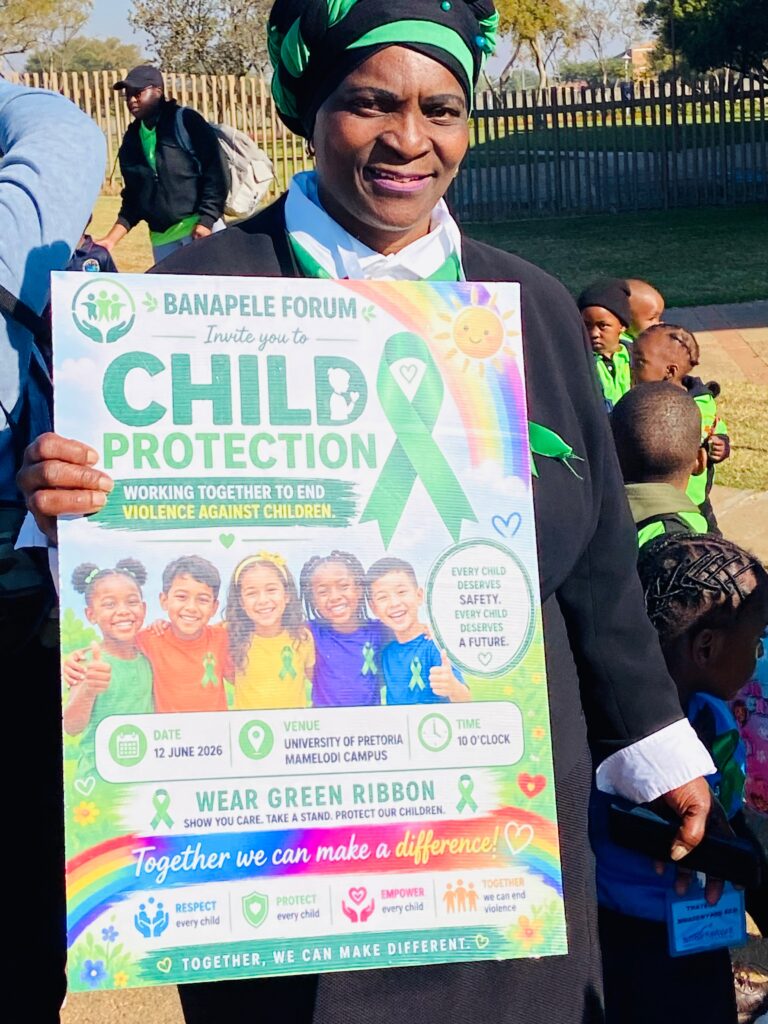 Johanna Senyane principal of MaSenyane Children's World ECD who was programme director at the event