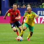 Bafana Bafana play against Czechia during the FIFA World Cup match today photo supplied