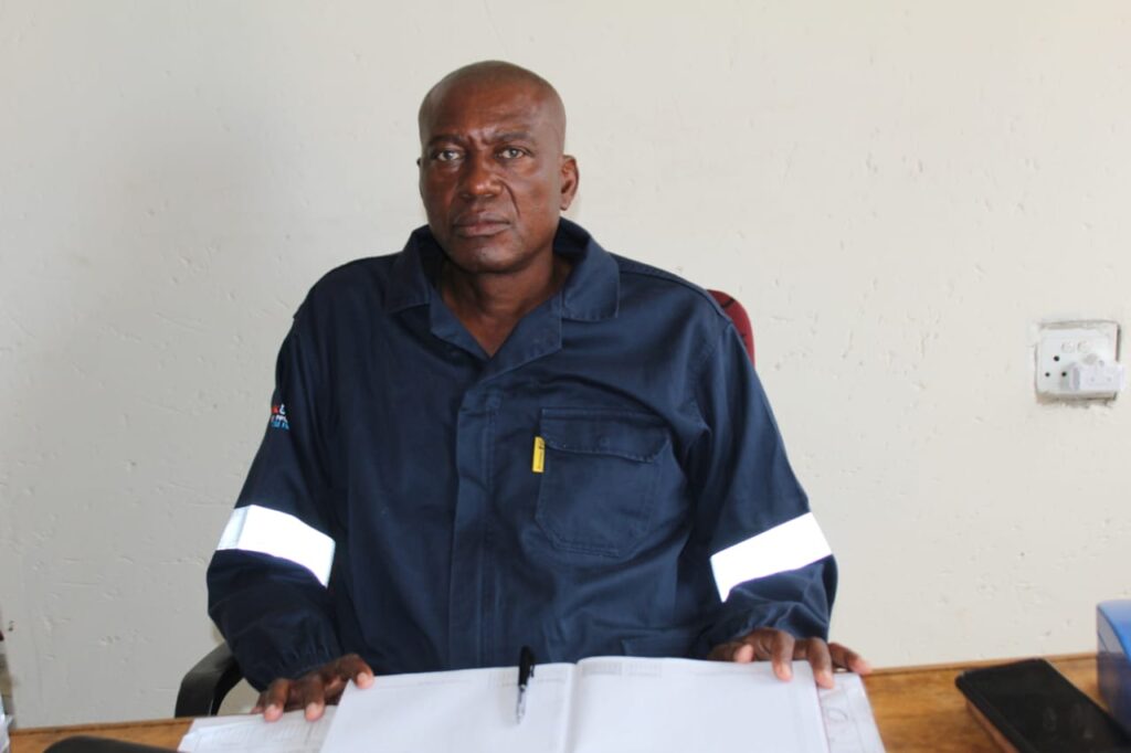 Isaac Selemela, in his office in Block T, Soshanguve
