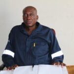 Isaac Selemela, in his office in Block T, Soshanguve