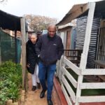 Ald Aaron Maluleka MMC for Human Settlements at the illegal land invasions