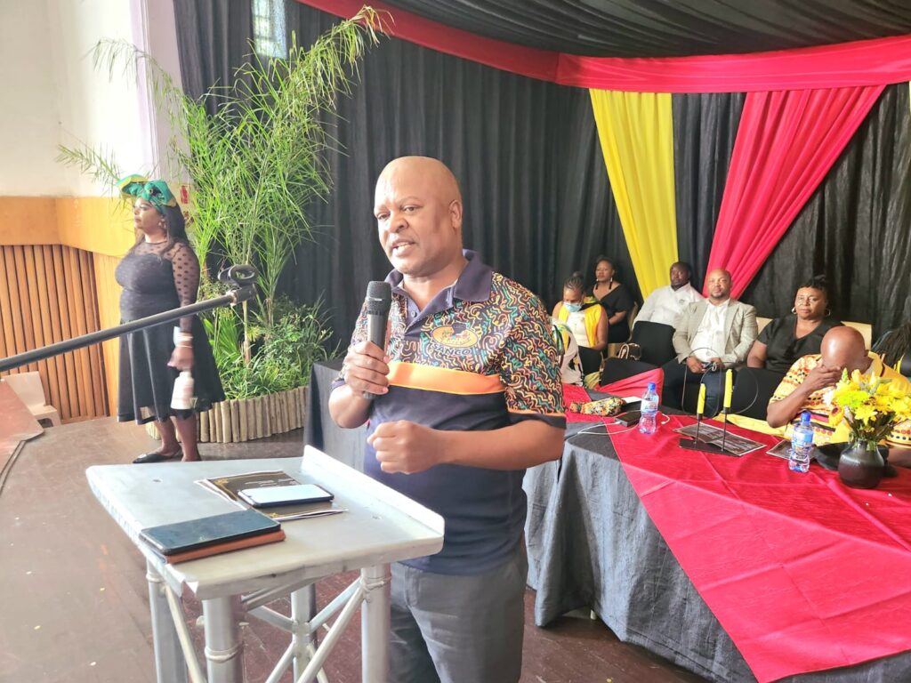 Paul Sebegoe of SANCO Coordinating Committee in the North West Province