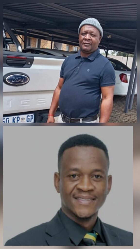 The late EFF member Aaron Makola and the late ANC ward councillor Thabang Masemola