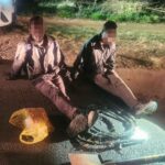 Two foreign nationals arrested for tampering with essential infrastructure in Lindo Park photos supplied