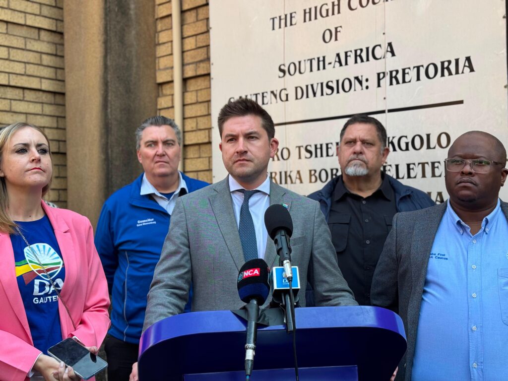 DA leadership at the Pretoria High court photos supplied