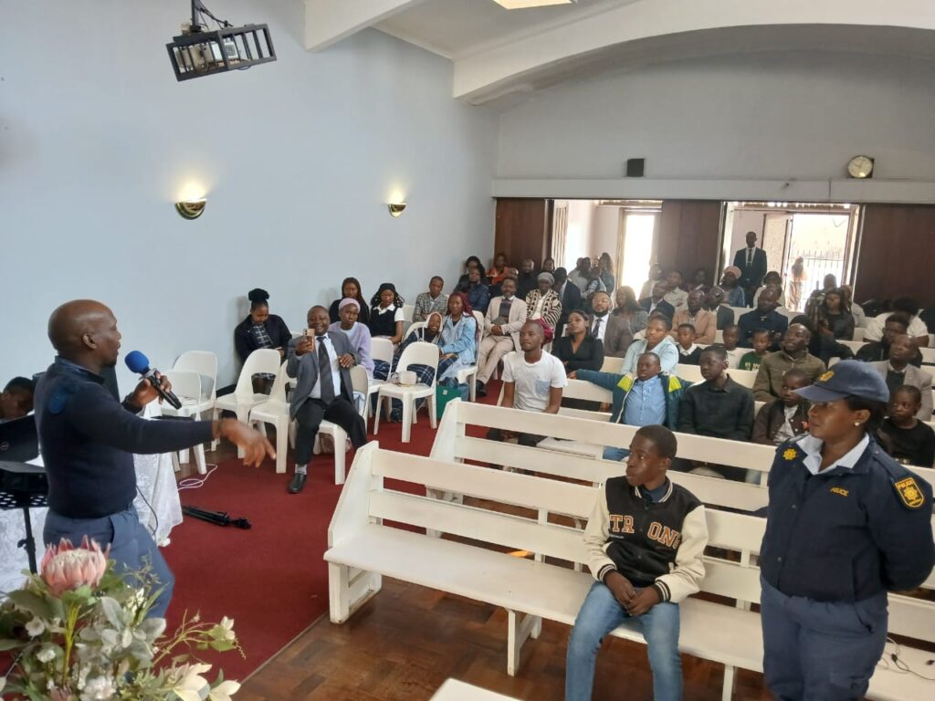 Pretoria Central SAPS held awareness campaign at the Pretoria City SDA Church photos supplied