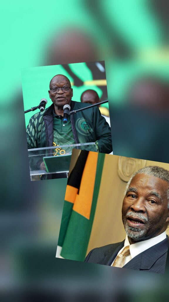 Former presidents Jacob Zuma and Thabo Mbeki
