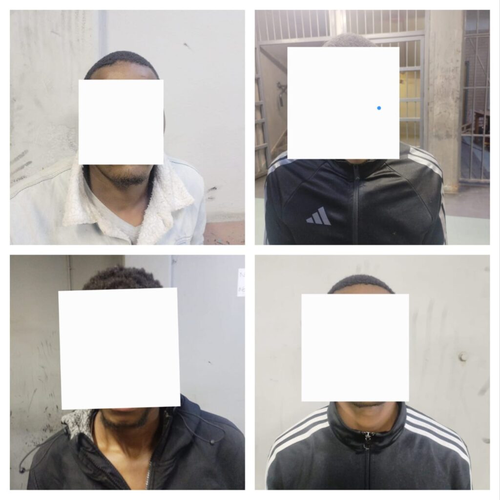 Four males suspects arrested in connection with murder case in Pretoria Central