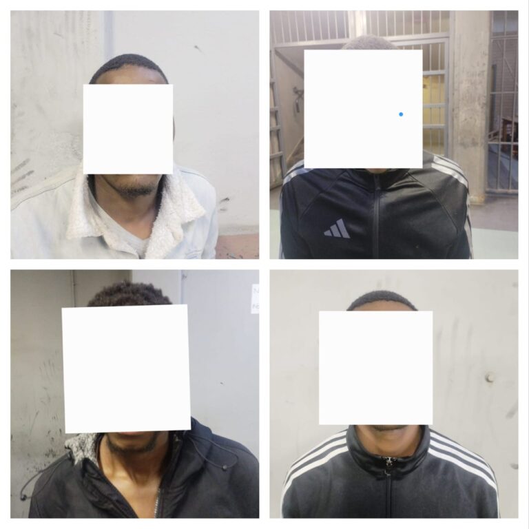 Four males suspects arrested in connection with murder case in Pretoria Central