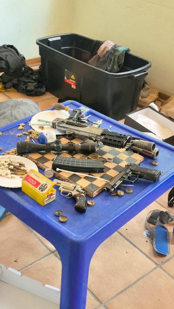 HARTBEESPOORTDAM POLICE SEIZE FOUR FIREARMS AND UNCOVER DRUG LABORATORY